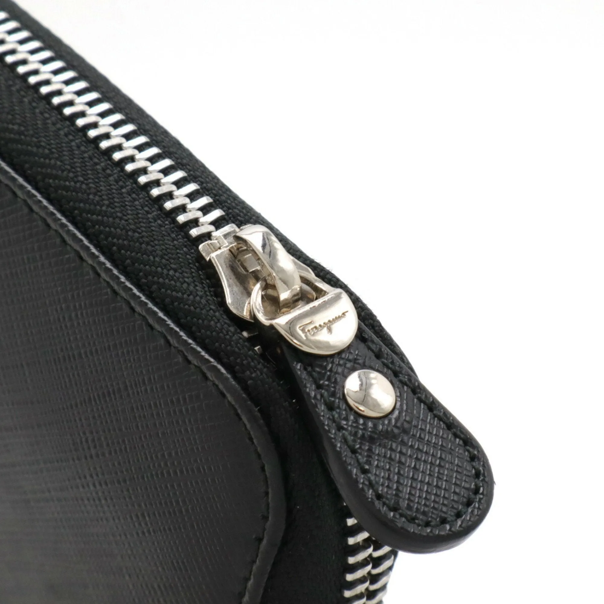 Salvatore Ferragamo Leather Long Wallet (Bi-Fold) (Pre-Owned)