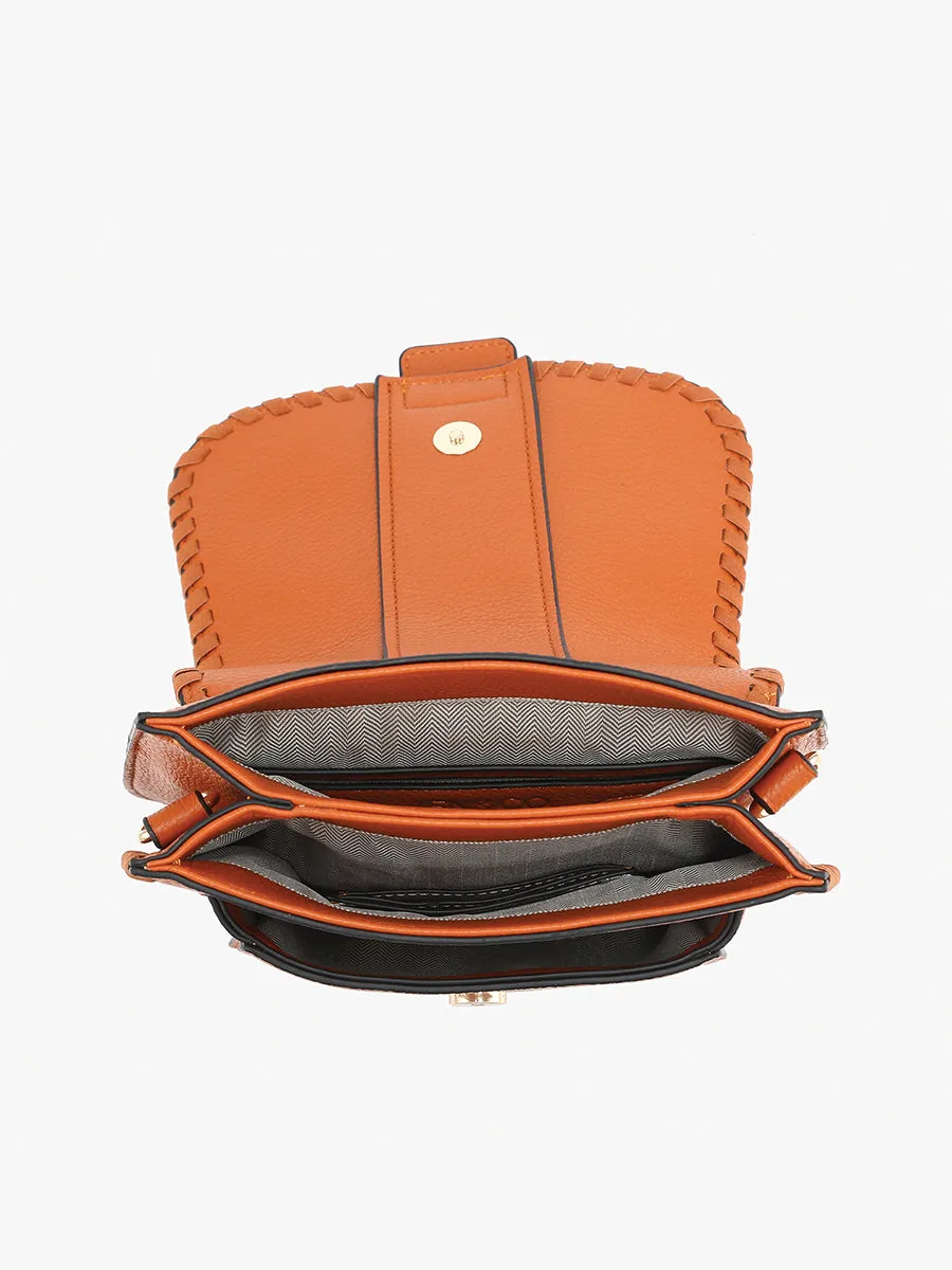 Sandra Vegan Buckle Crossbody