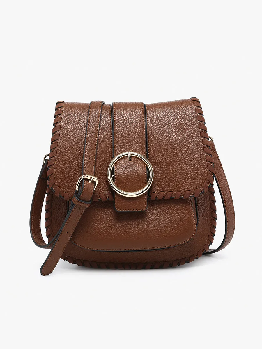 Sandra Vegan Buckle Crossbody