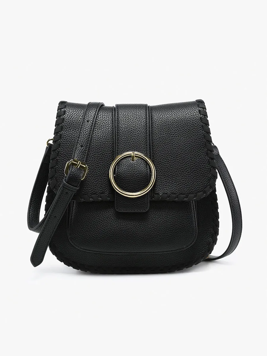 Sandra Vegan Buckle Crossbody