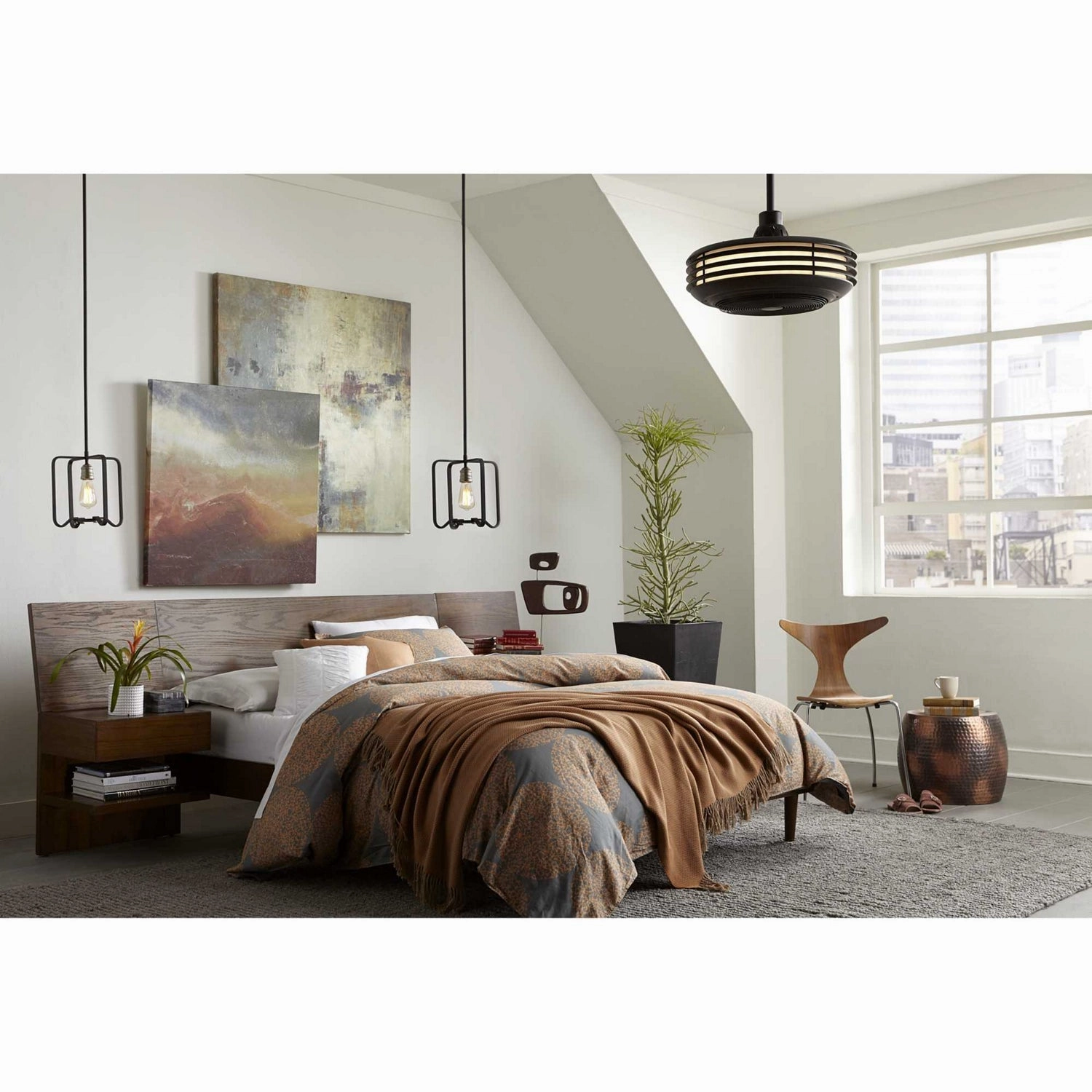Sanford 24"Ceiling Fan Architectural Bronze Fandeliers at discount prices