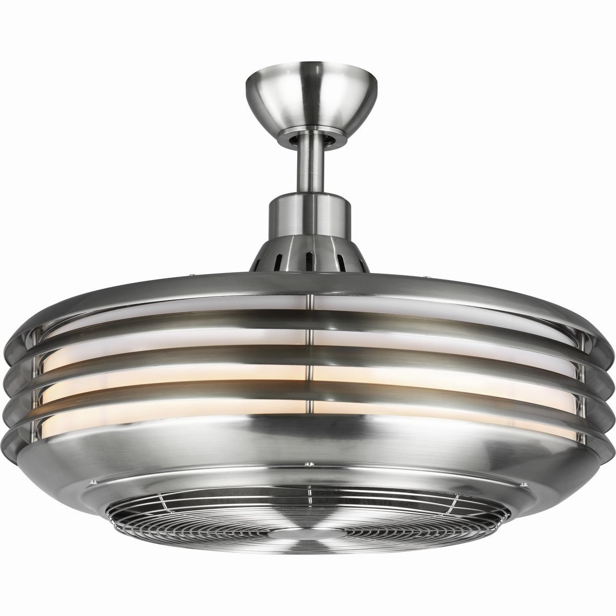 Sanford 24"Ceiling Fan Brushed Nickel Fandeliers at discount prices