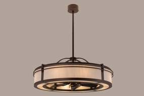 Sargent 12 Light Chandel-Air Fandeliers FANS on sale now