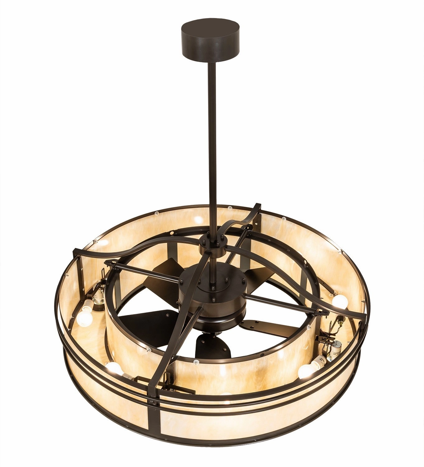 Sargent 12 Light Chandel-Air Timeless Bronze Fandeliers at discount prices