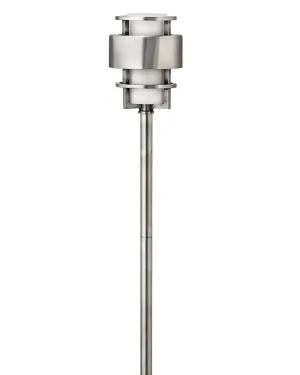 Saturn LED Path Light in Stainless Steel Outdoor Landscape Lighting