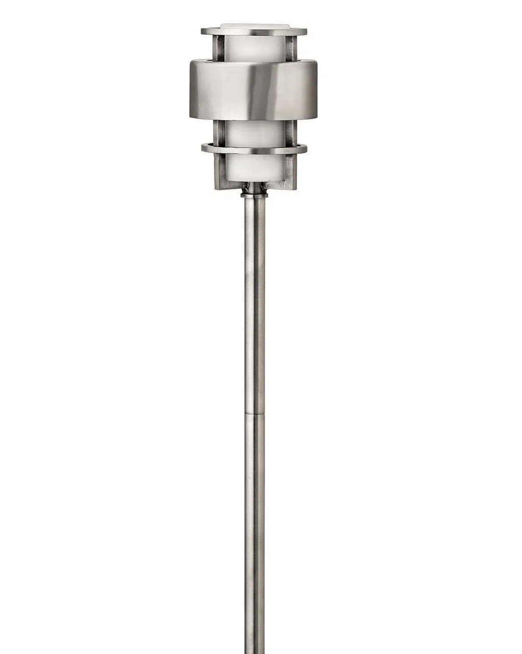 Saturn LED Path Light in Stainless Steel Outdoor Landscape Lighting
