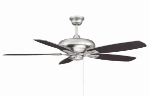 Savoy House Mystique 52-831-5RV-SN Ceiling Fan 52 - Satin Nickel, Chestnut and Silver/ Flushmount Fans low price