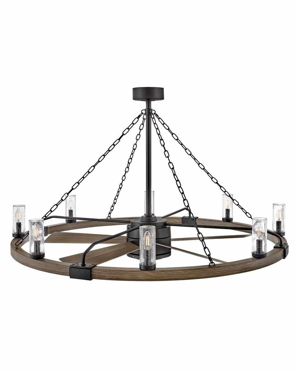 Sawyer 52" LED Smart Fandelier Matte Black Fandeliers FANS on sale now