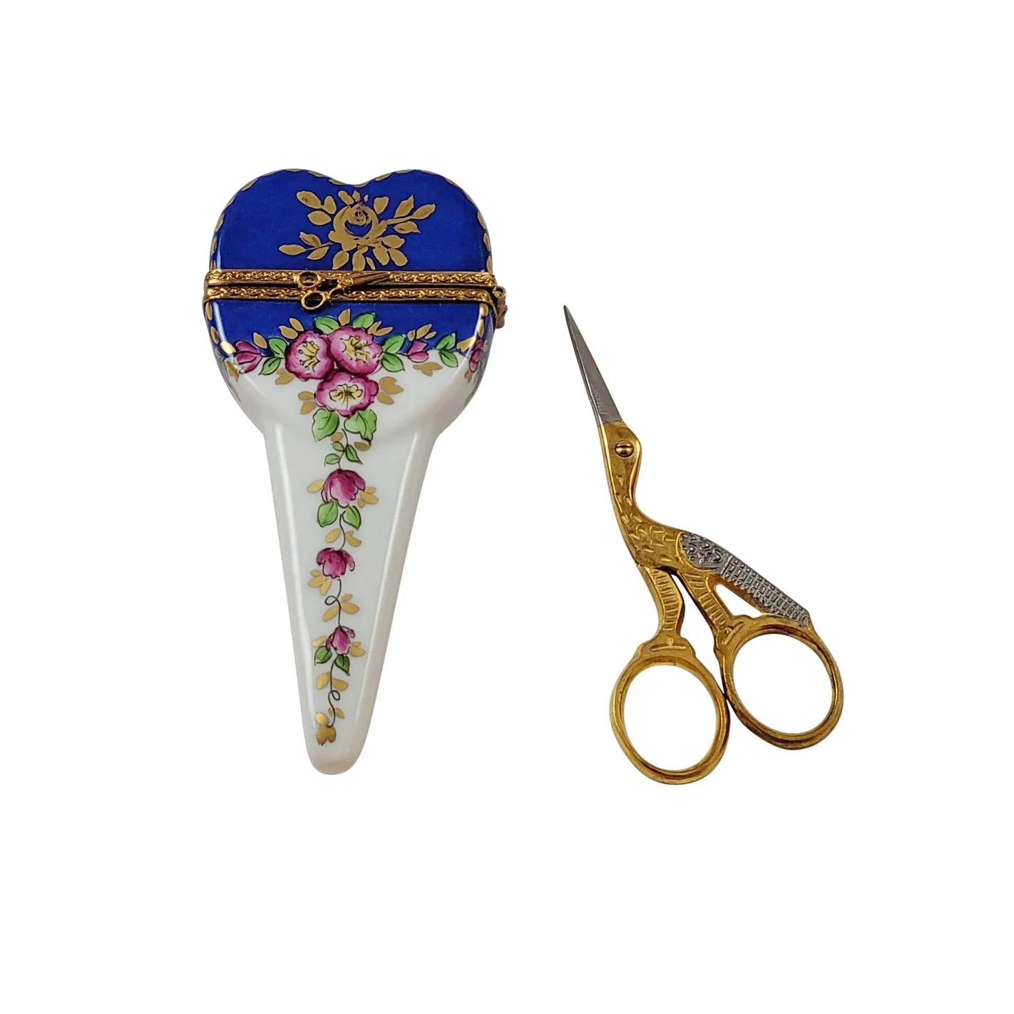 Scissor Case Limoges Collectible Boxes Rare Find