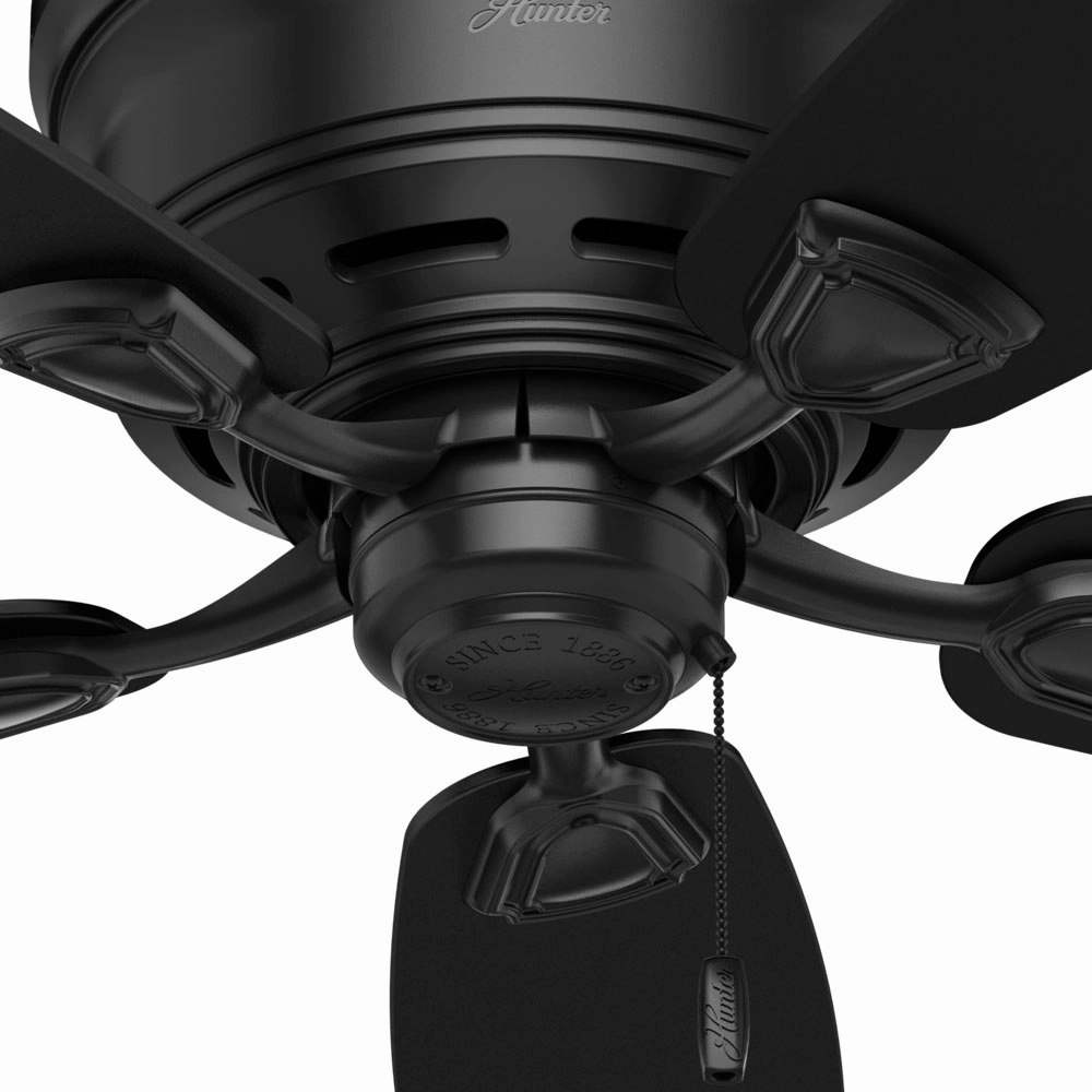 Sea Wind 48"Ceiling Fan Matte Black Small Room Fans sale