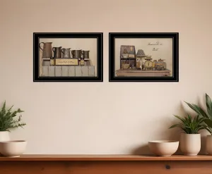 Set Of Two Homemade is Best 2 Black Framed Print Kitchen Wall Art Buy Wall Decor with deals