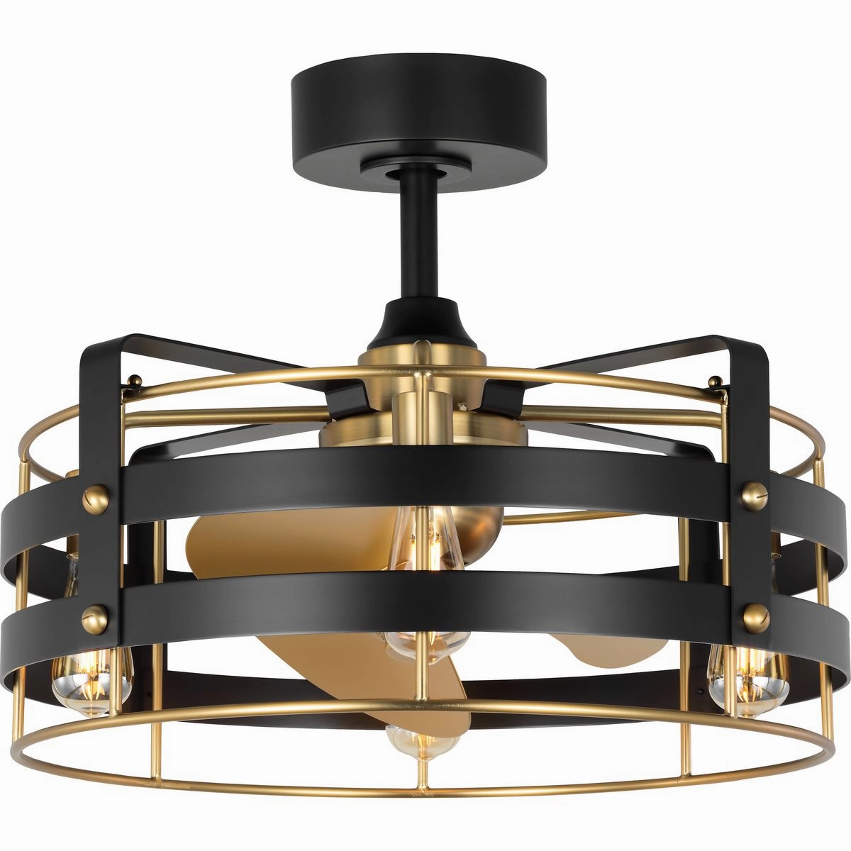 Sewell 24"Ceiling Fan Matte Black Fandeliers at discount prices