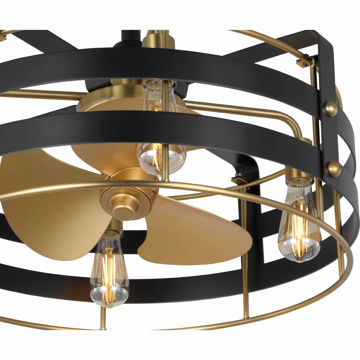 Sewell 24"Ceiling Fan Matte Black Fandeliers at discount prices