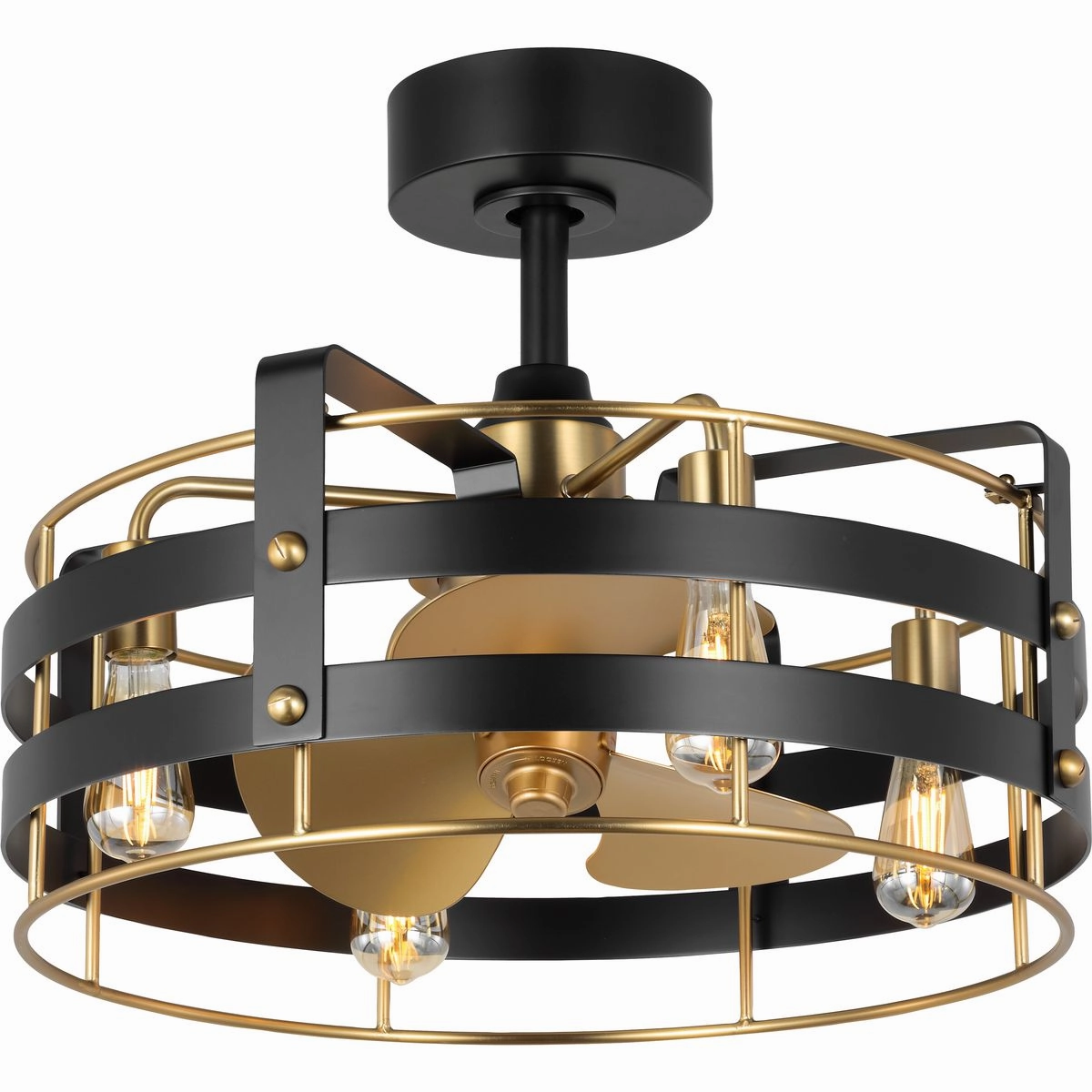 Sewell 24"Ceiling Fan Matte Black Fandeliers at discount prices