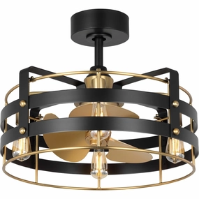 Sewell 24"Ceiling Fan Matte Black Fandeliers FANS on sale now