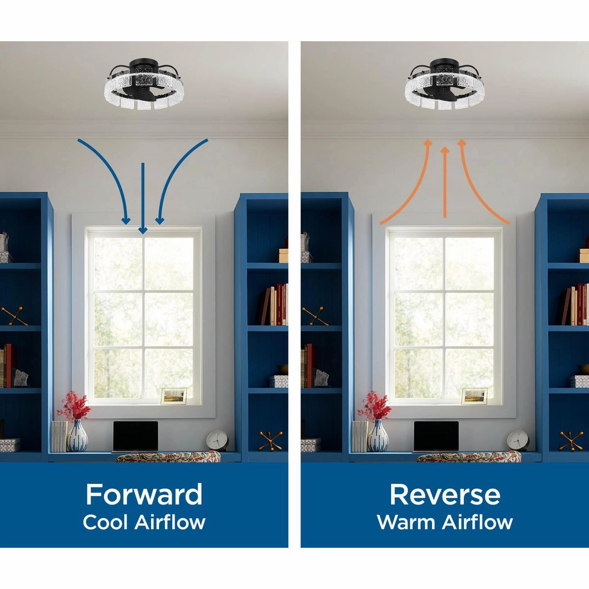Shear Ceiling Fan Brushed Bronze Fandeliers at discount prices