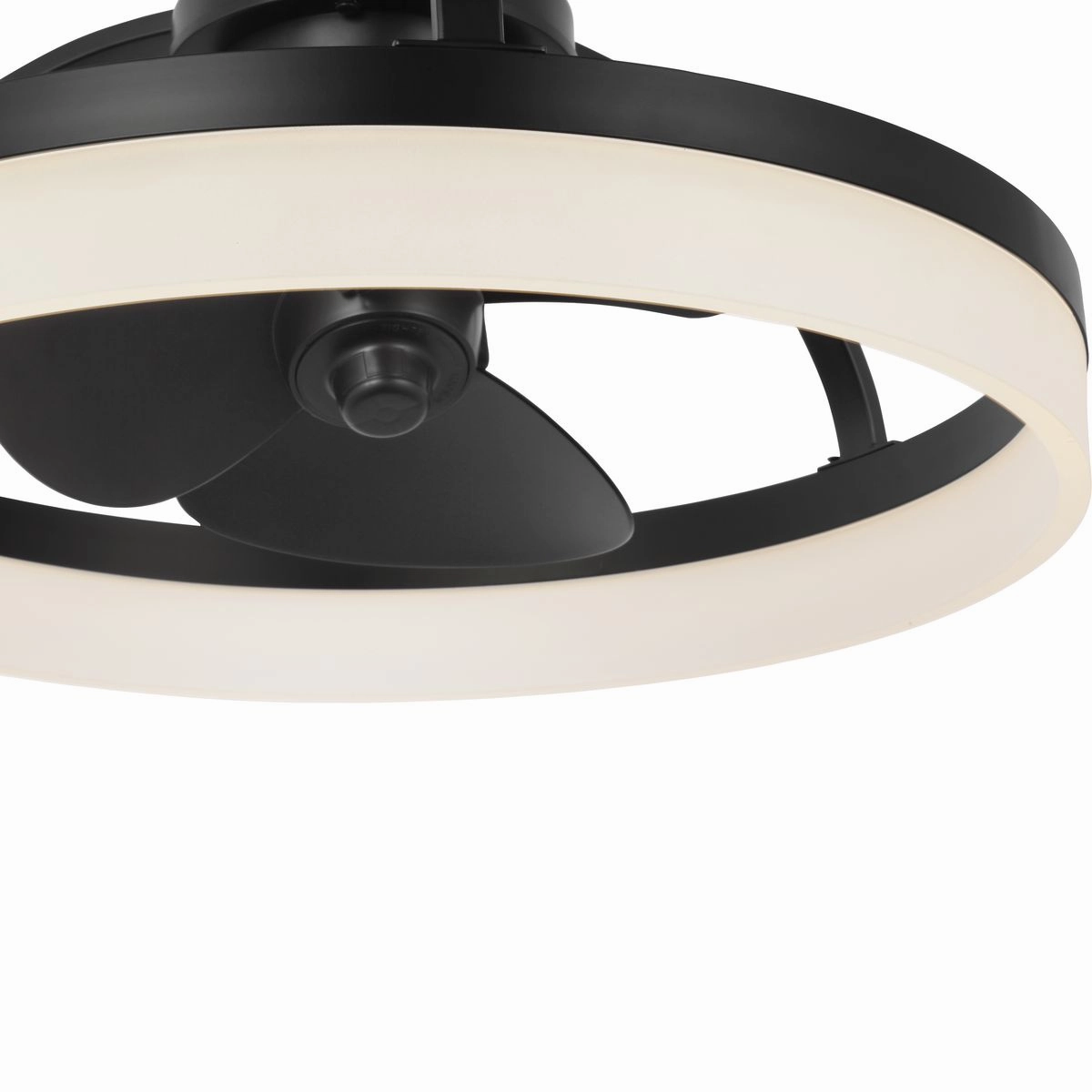 Shear Ceiling Fan Matte Black Fandeliers at discount prices