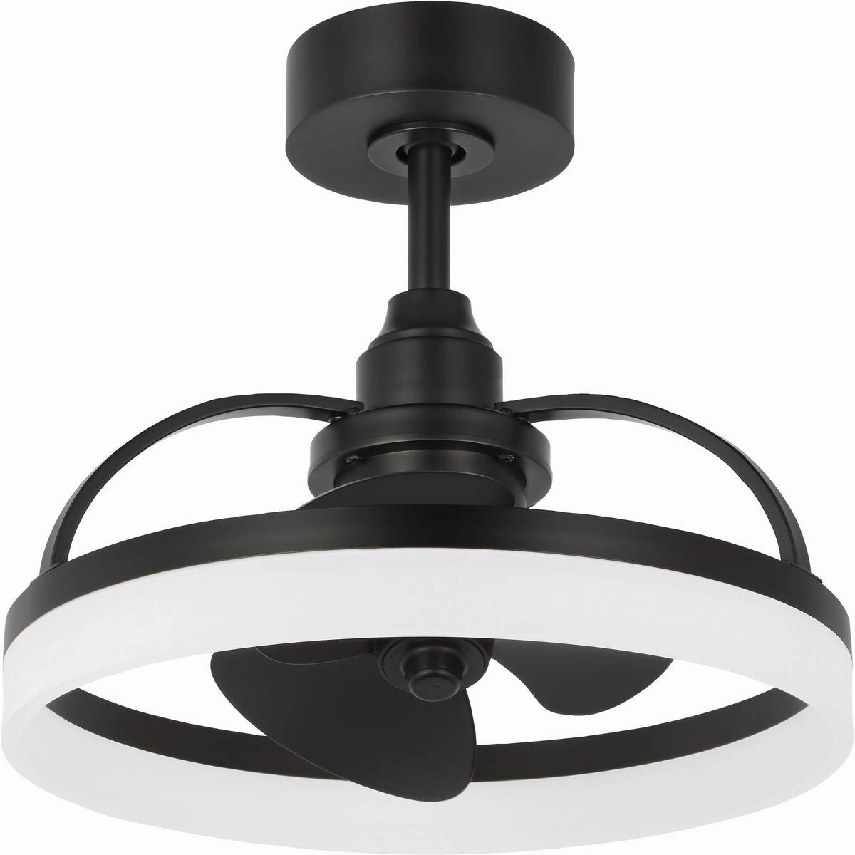 Shear Ceiling Fan Matte Black Fandeliers at discount prices