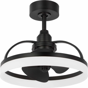 Shear Ceiling Fan Matte Black Fandeliers FANS on sale now