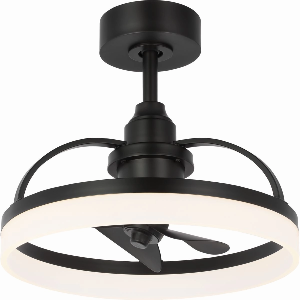 Shear Ceiling Fan Matte Black Fandeliers at discount prices