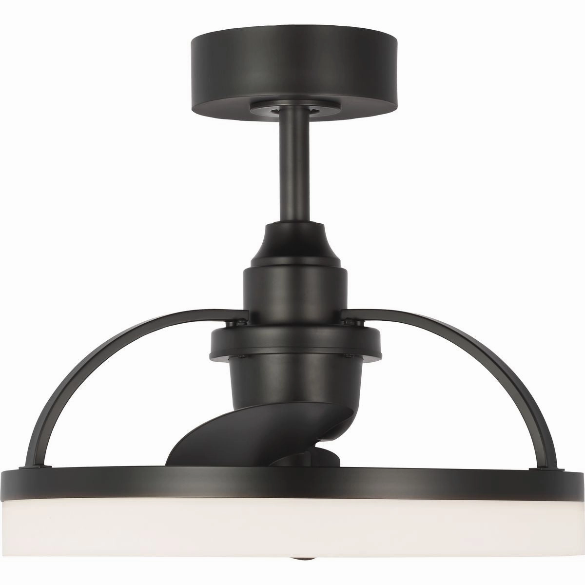 Shear Ceiling Fan Matte Black Fandeliers at discount prices