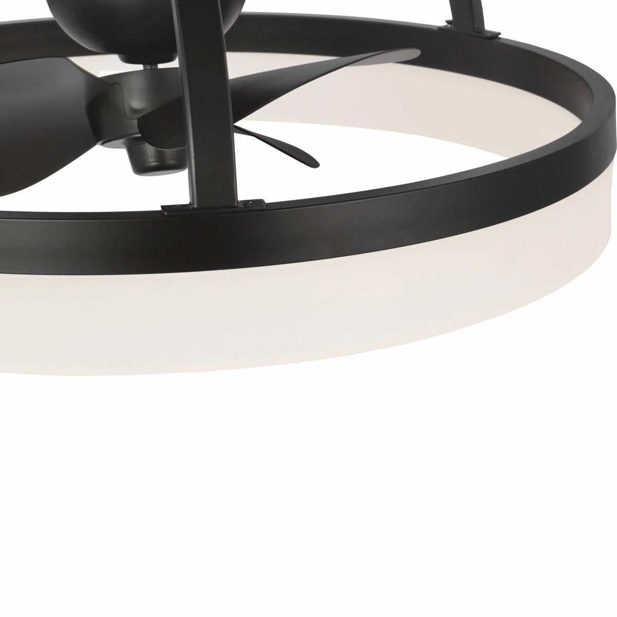 Shear Ceiling Fan Matte Black Fandeliers at discount prices