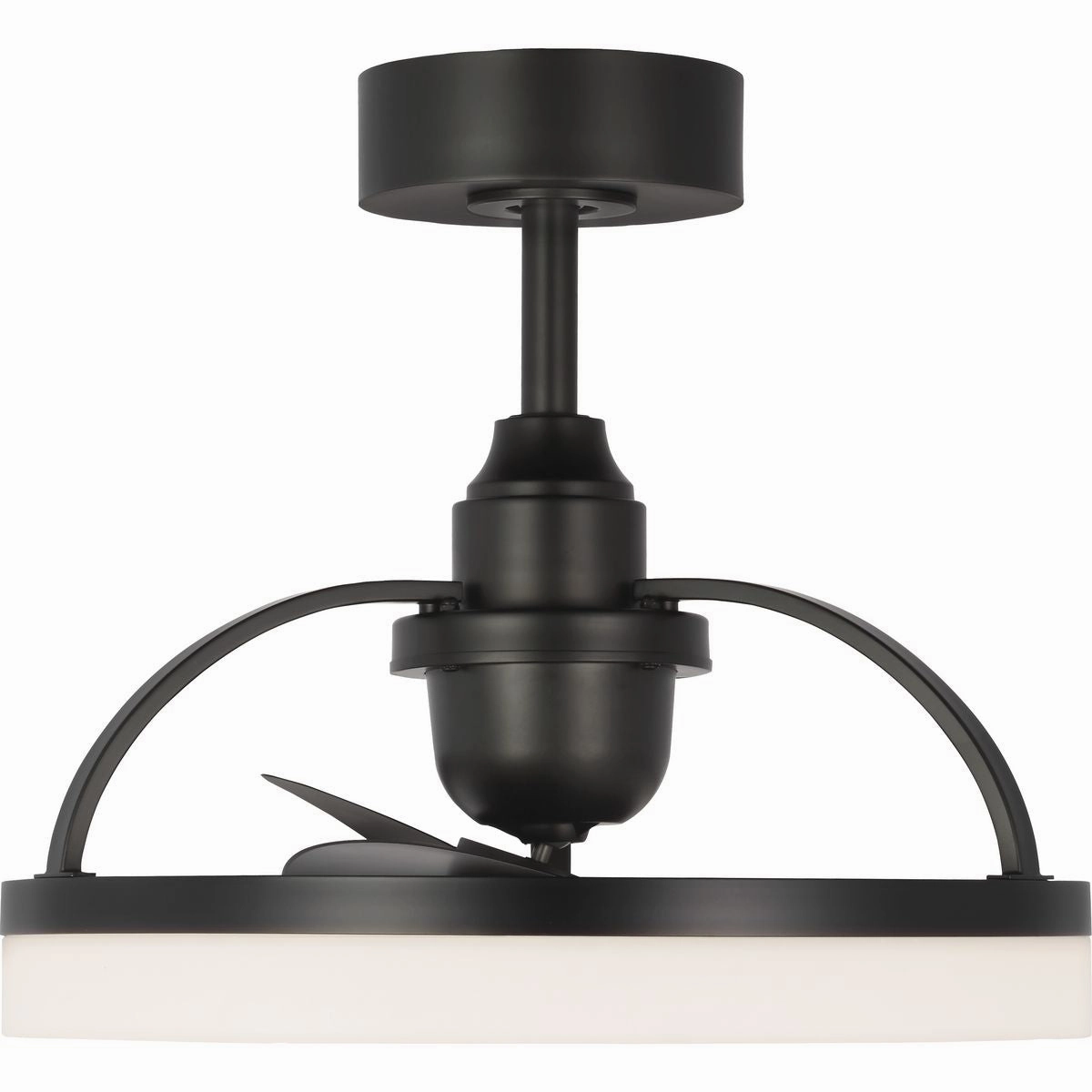Shear Ceiling Fan Matte Black Fandeliers at discount prices