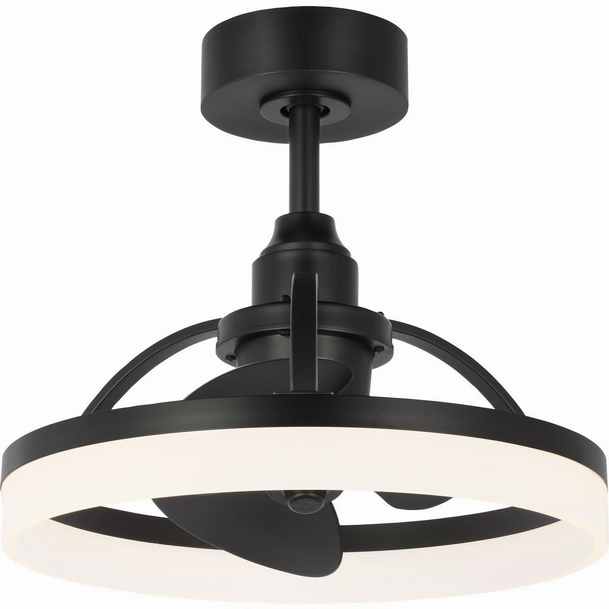 Shear Ceiling Fan Matte Black Fandeliers at discount prices