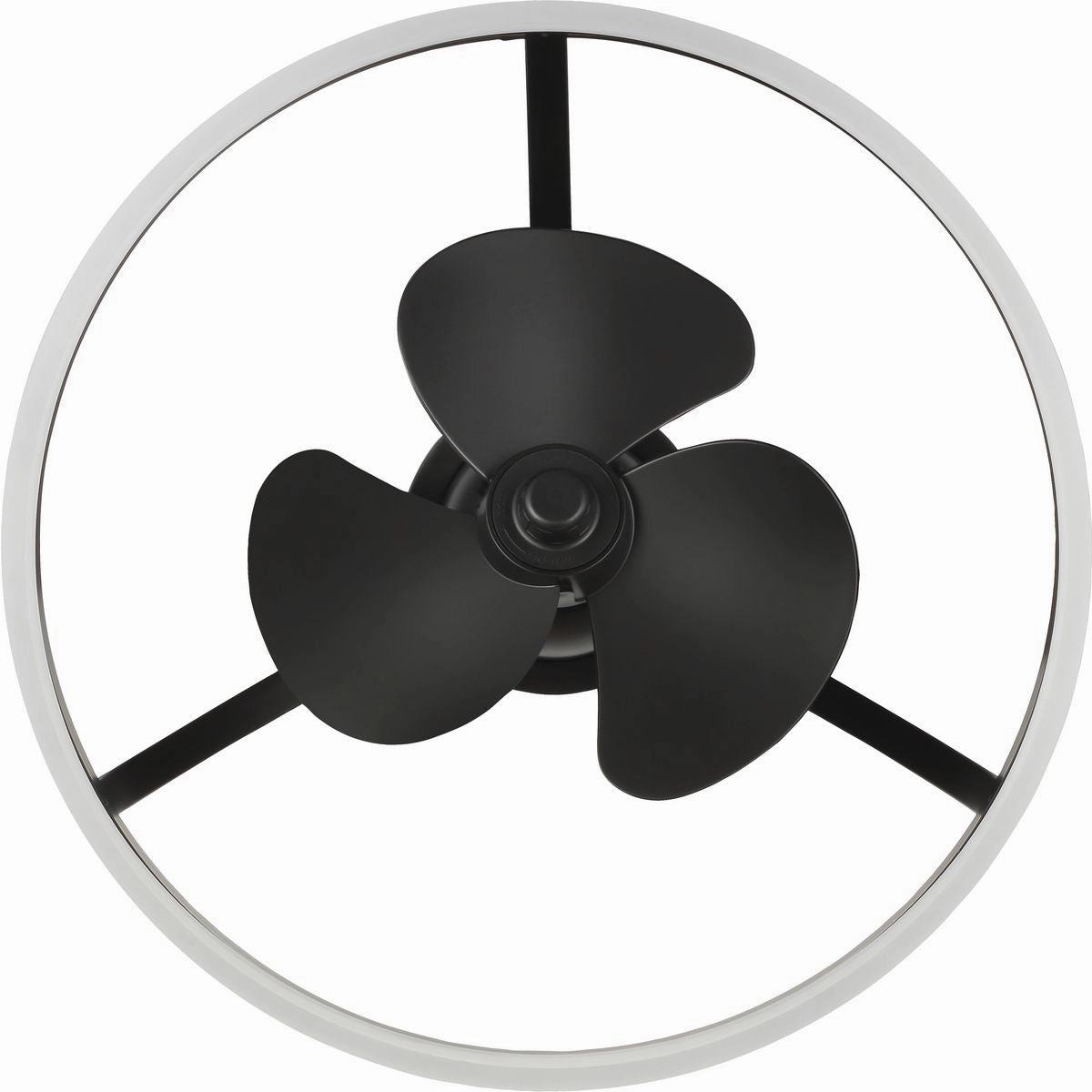 Shear Ceiling Fan Matte Black Fandeliers at discount prices