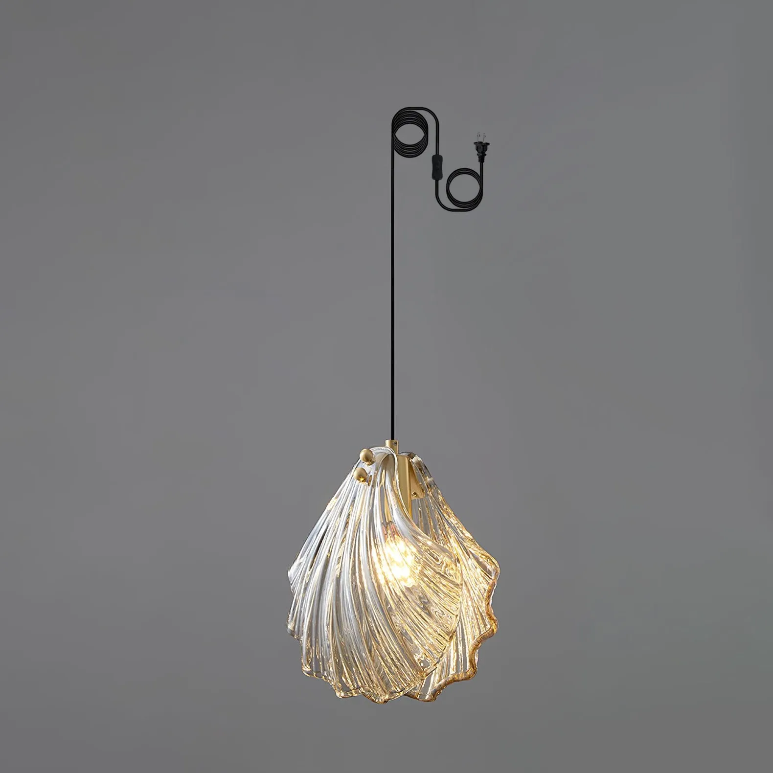 Shell Mini Pendant Swag Light
