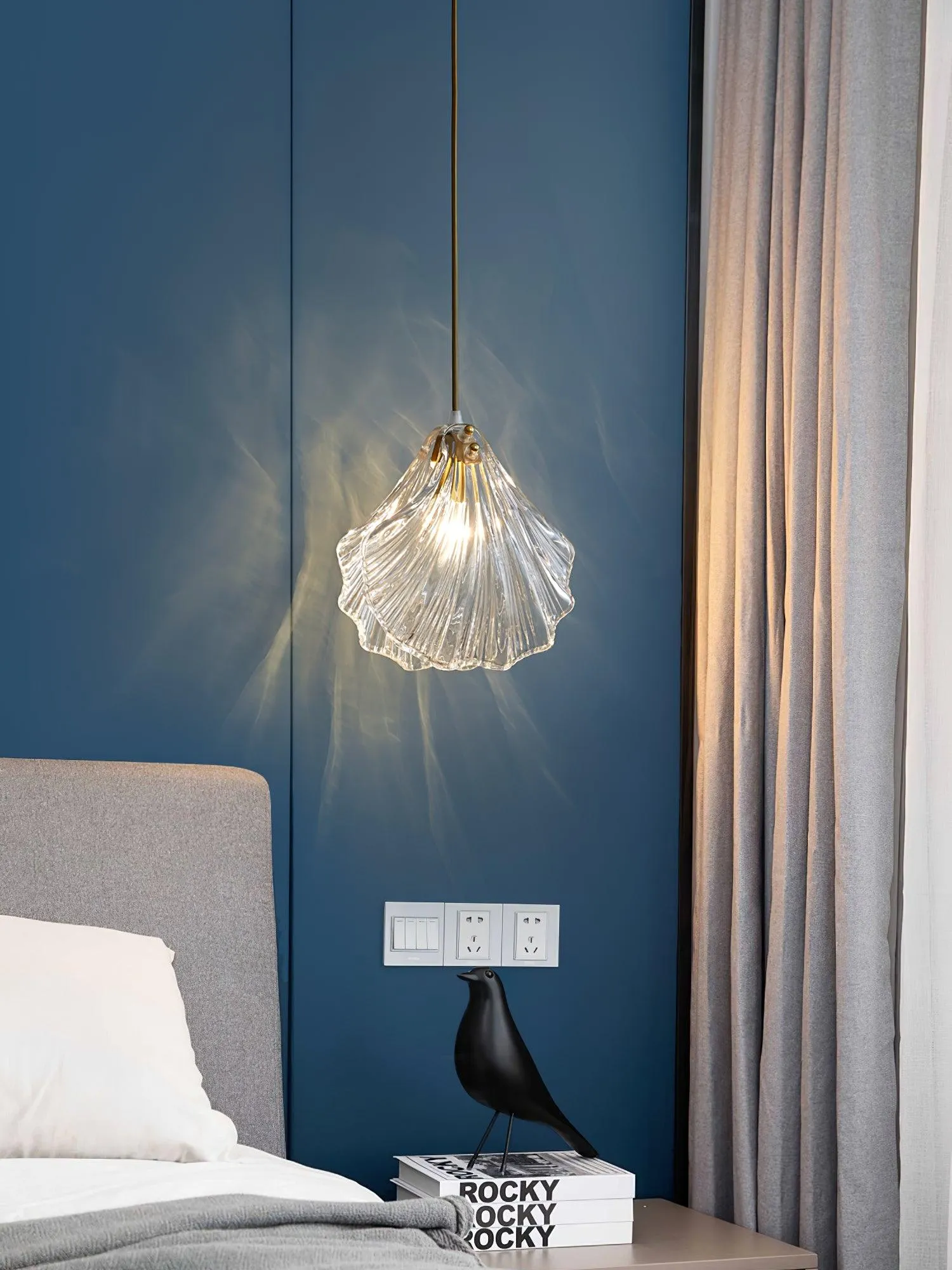 Shell Mini Pendant Swag Light