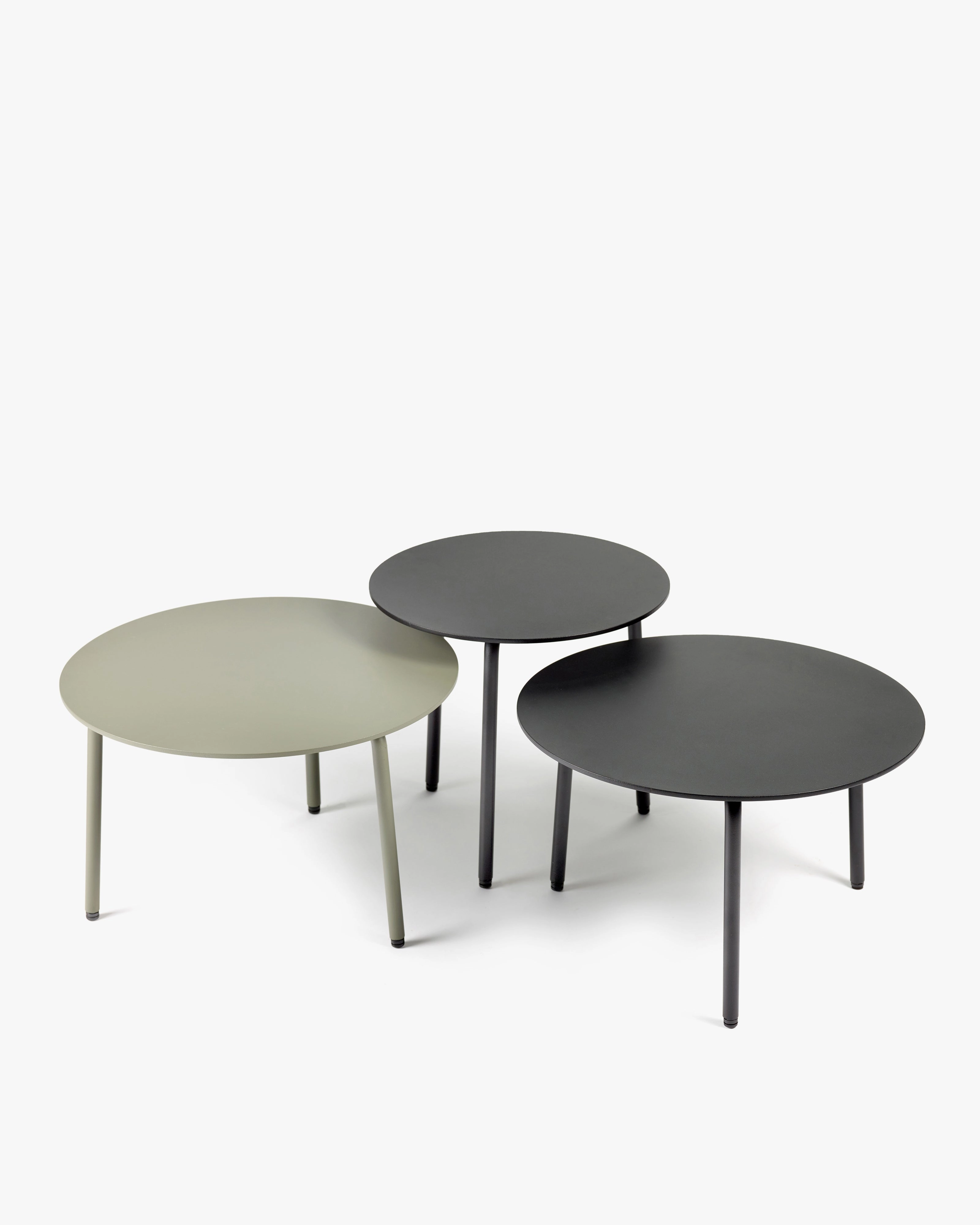 Side table M aluminium black August