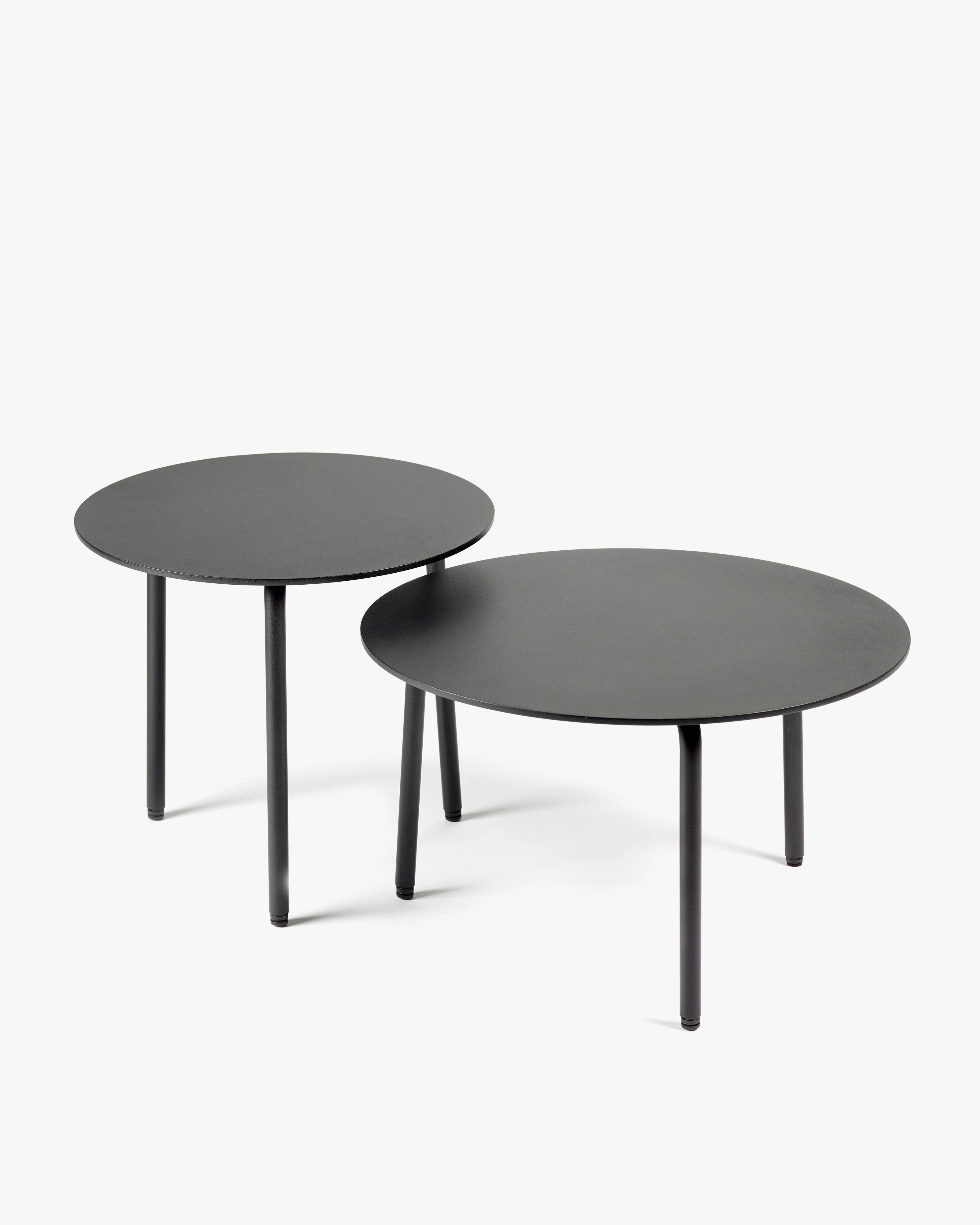Side table M aluminium black August