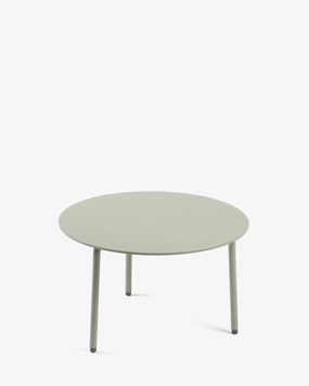 Side table M aluminium eucalyptus green August Outdoor Furniture cheap deals