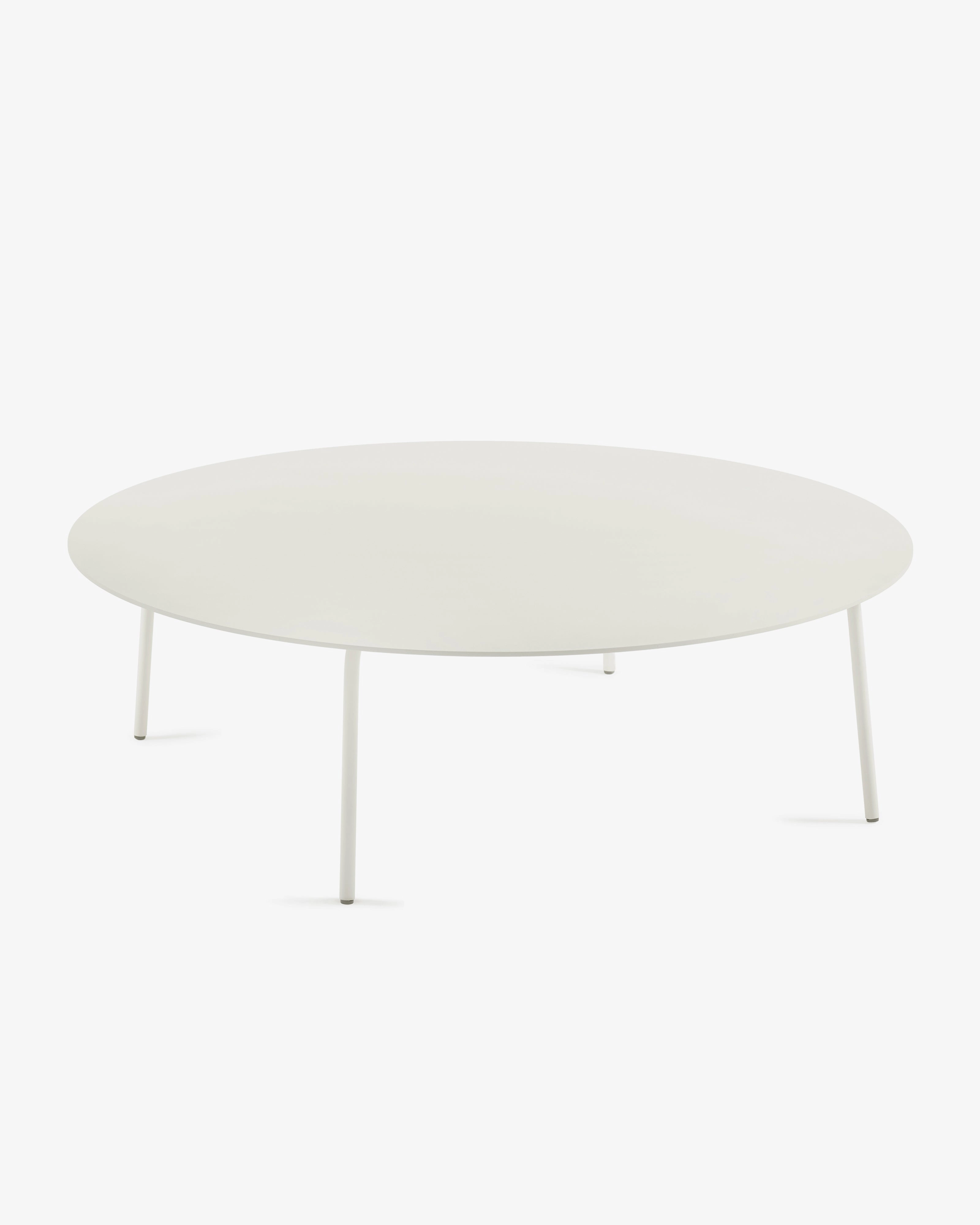 Side table round XL aluminium sand August Outdoor Furniture cheap deals