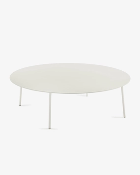 Side table round XL aluminium sand August Outdoor Furniture cheap deals