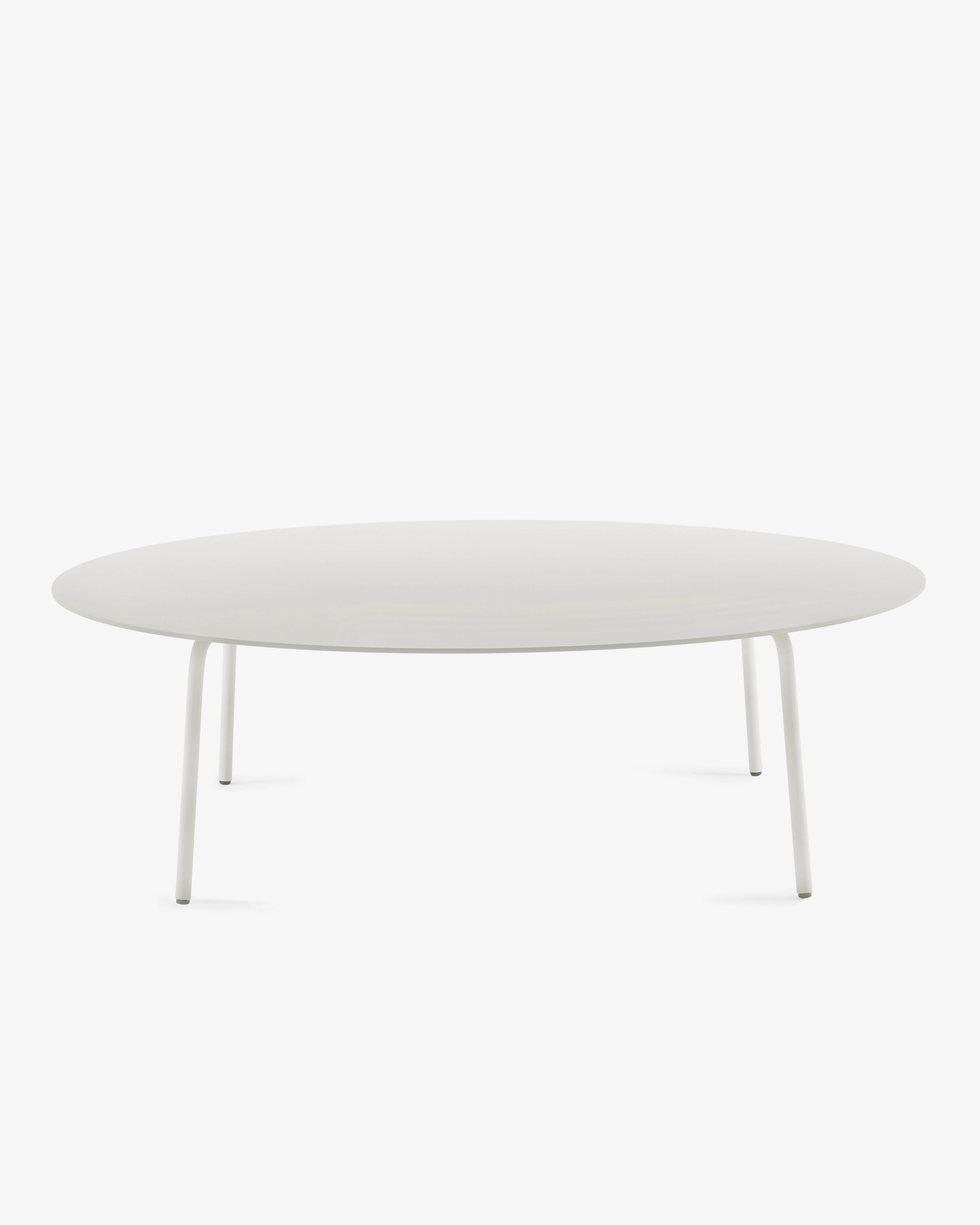 Side table round XL aluminium sand August