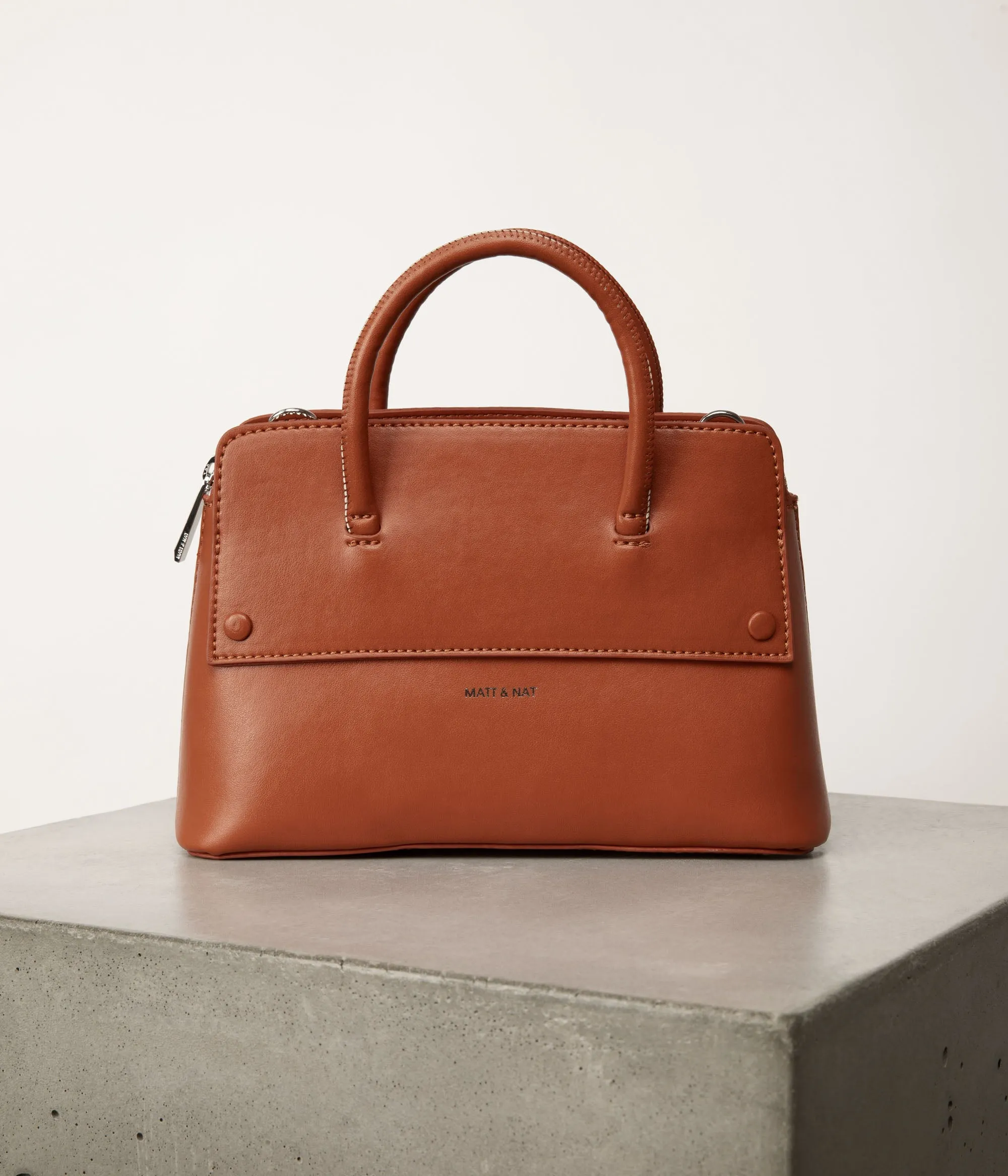 SILVA SM Small Vegan Satchel - UPPEAL