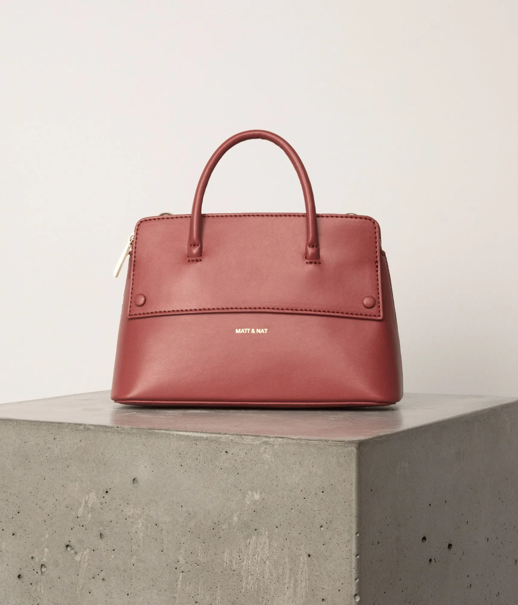 SILVA SM Small Vegan Satchel - UPPEAL