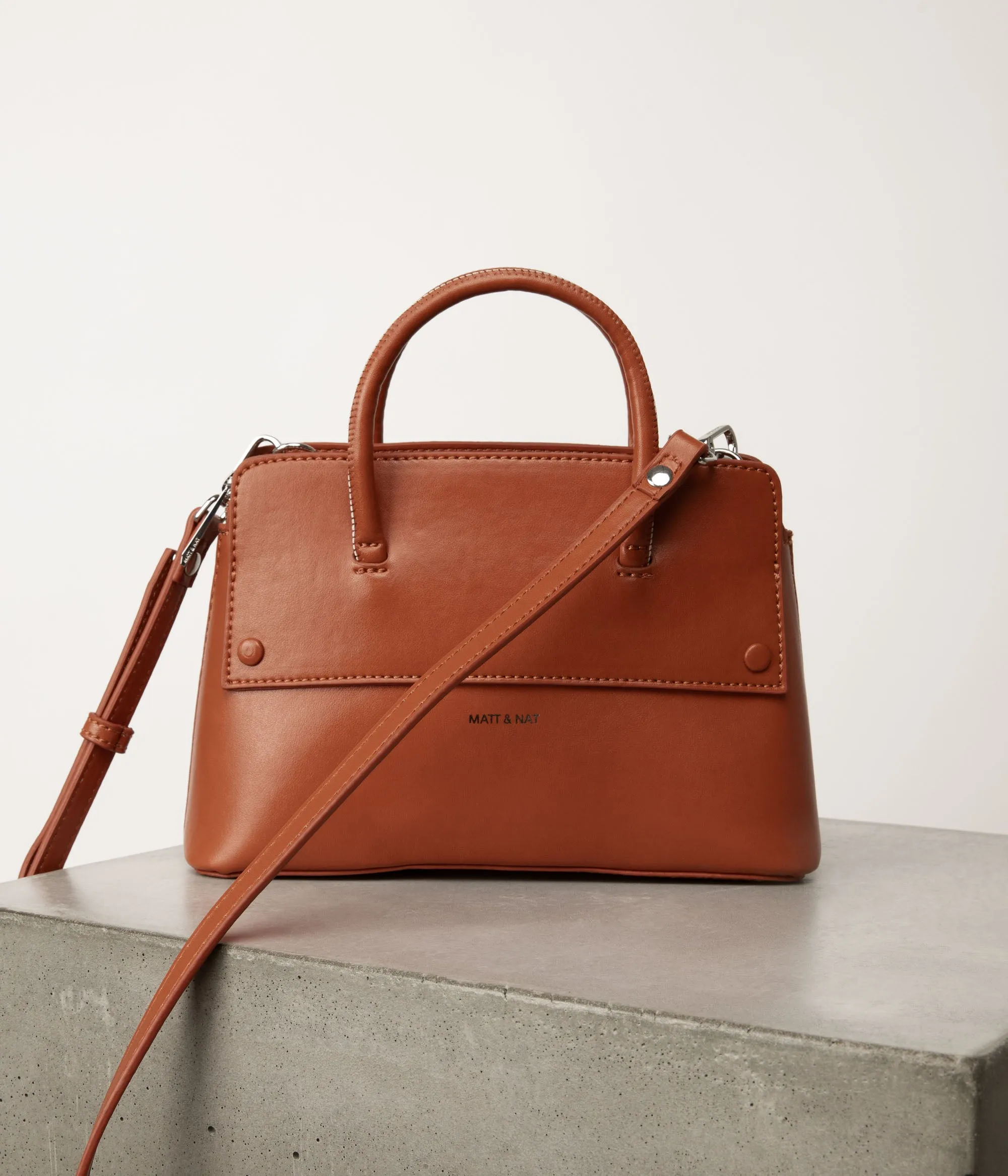 SILVA SM Small Vegan Satchel - UPPEAL