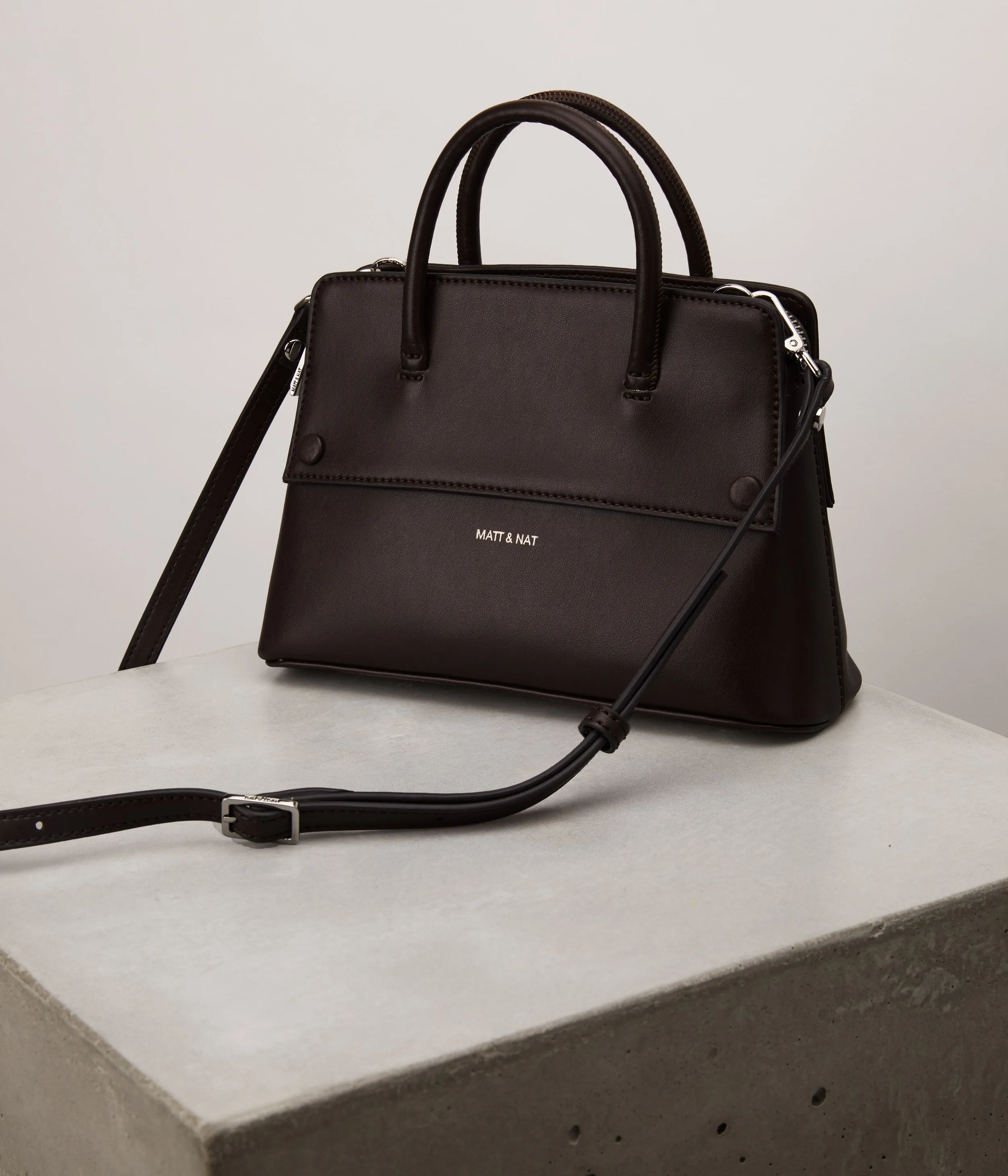 SILVA SM Small Vegan Satchel - UPPEAL