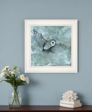 Simplicity Owl 1 White Framed Print Wall Art Affordable Wall Decoration items