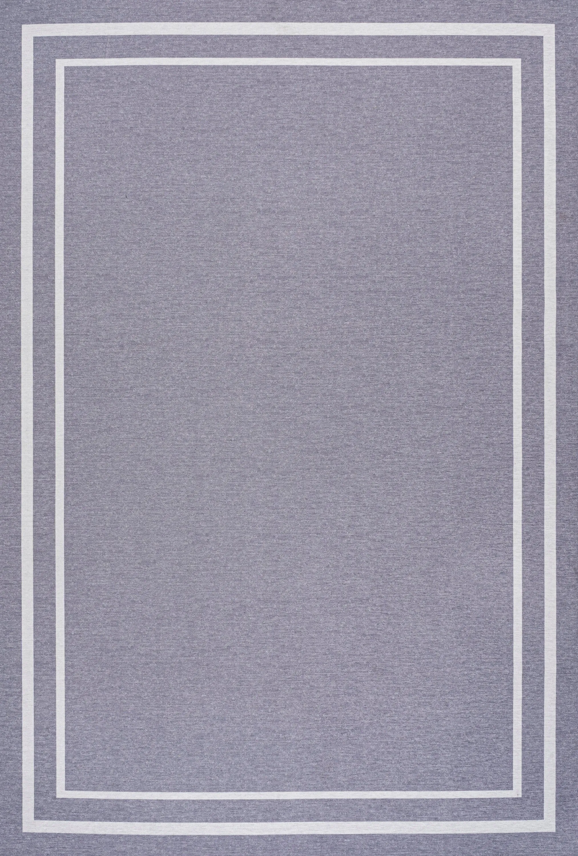 Sloane Classic 2-Stripe Border Washable Area Rug