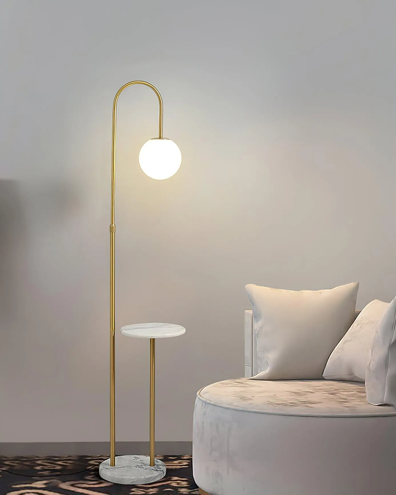 Small Bubble Table Floor Lamp