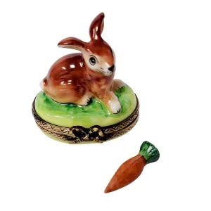 Small Bunny Limoges Collectible Boxes Rare Find