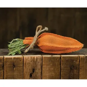 Small Burlap Stuffed Carrot 8" Budget Holiday Home Finds