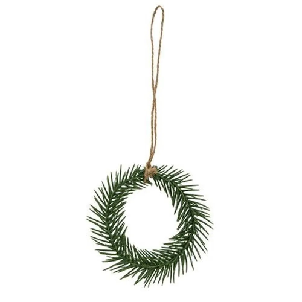 Small Pine Wreath Hanger 4" Budget Holiday Home Finds