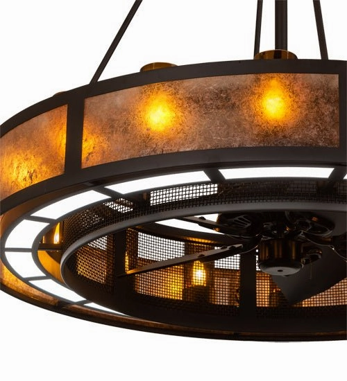 Smythe Craftsman 16 Light Chandel-Air Fandeliers at discount prices