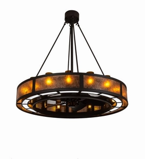 Smythe Craftsman 16 Light Chandel-Air Fandeliers FANS on sale now