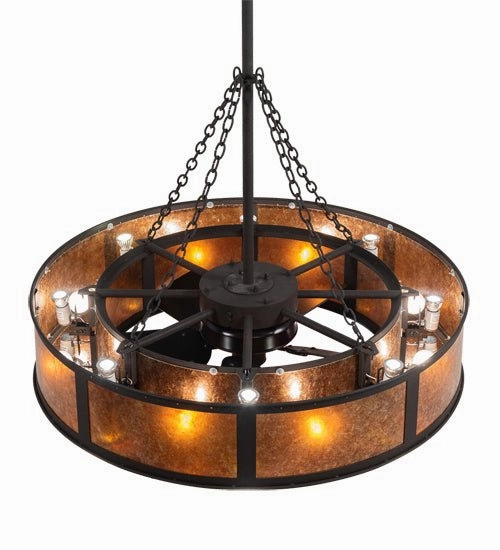 Smythe Craftsman 24 Light Chandel-Air Fandeliers at discount prices